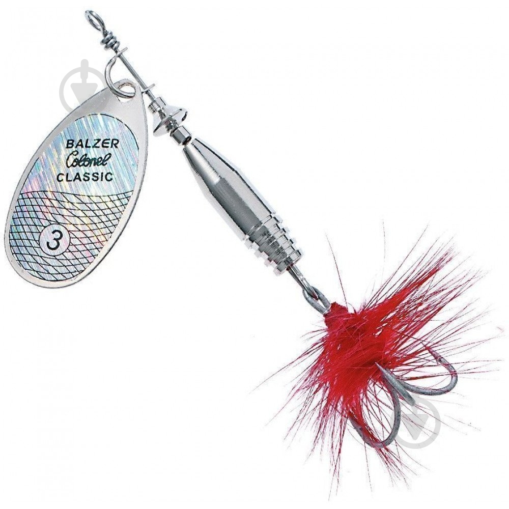 Блесна-вертушка Balzer 10 г COLONEL CLASSIC SILVER glitter - фото 1