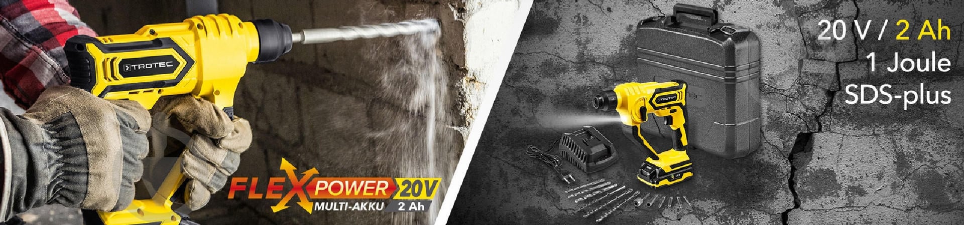 Перфоратор Trotec PRDS 10-20V 4415000201 - фото 15 Перфоратор Trotec PRDS 10-20V 4415000201 - фото 15