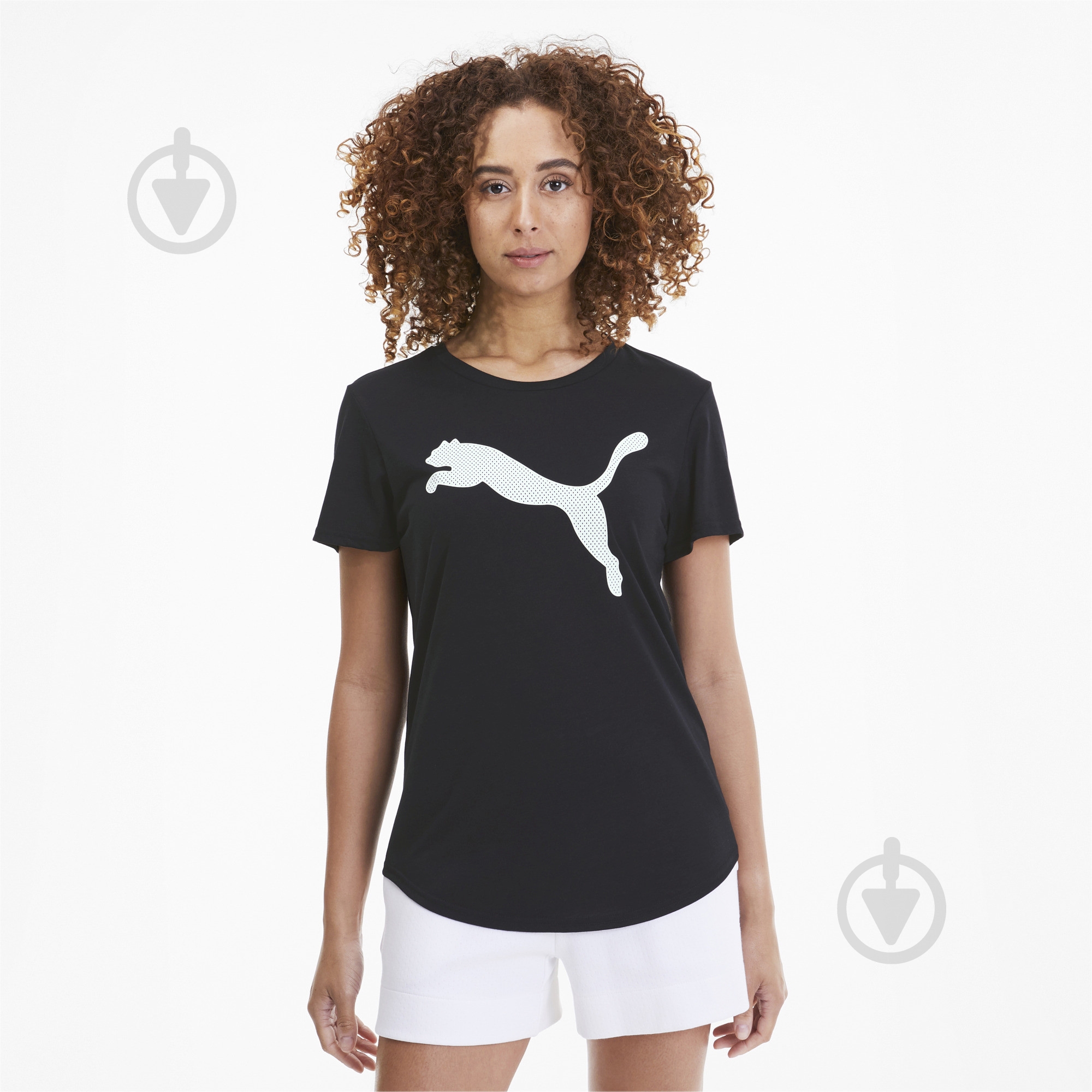 Футболка Puma EVOSTRIPE Tee 58124101 р.S черный - фото 1