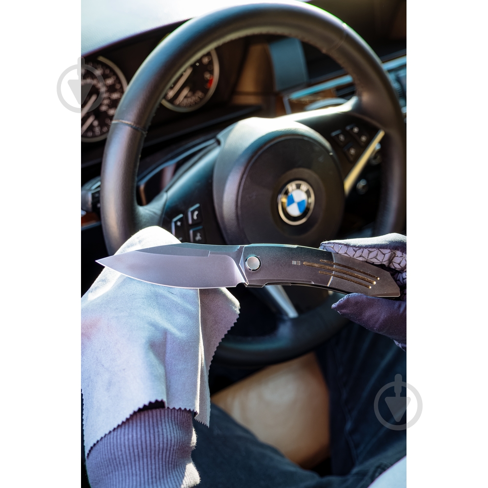 Ніж складаний Weknife Sine Wave, сірий WE23069B-2 - фото 11