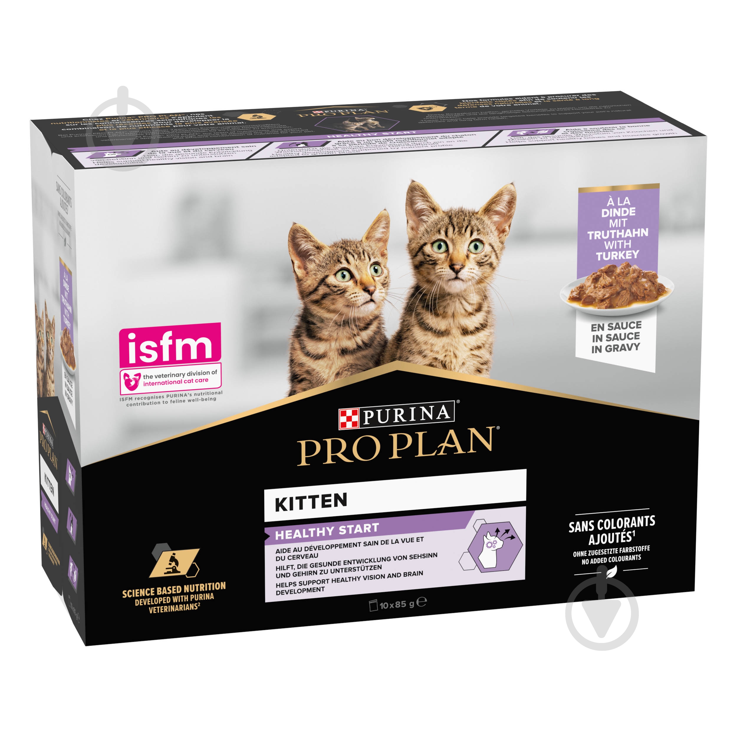 Корм вологий для кошенят ProPlan by Purina Kitten Healthy Start з індичкою 10 x 85 г - фото 2 Корм вологий для кошенят ProPlan by Purina Kitten Healthy Start з індичкою 10 x 85 г - фото 2