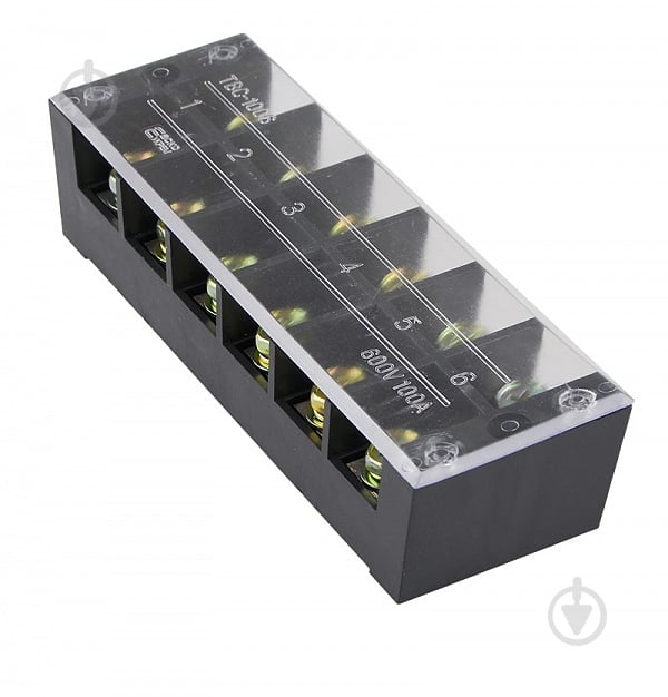 Колодка клеммная АСКОУКРЕМ TB1006 черный A0130050027 - фото 1