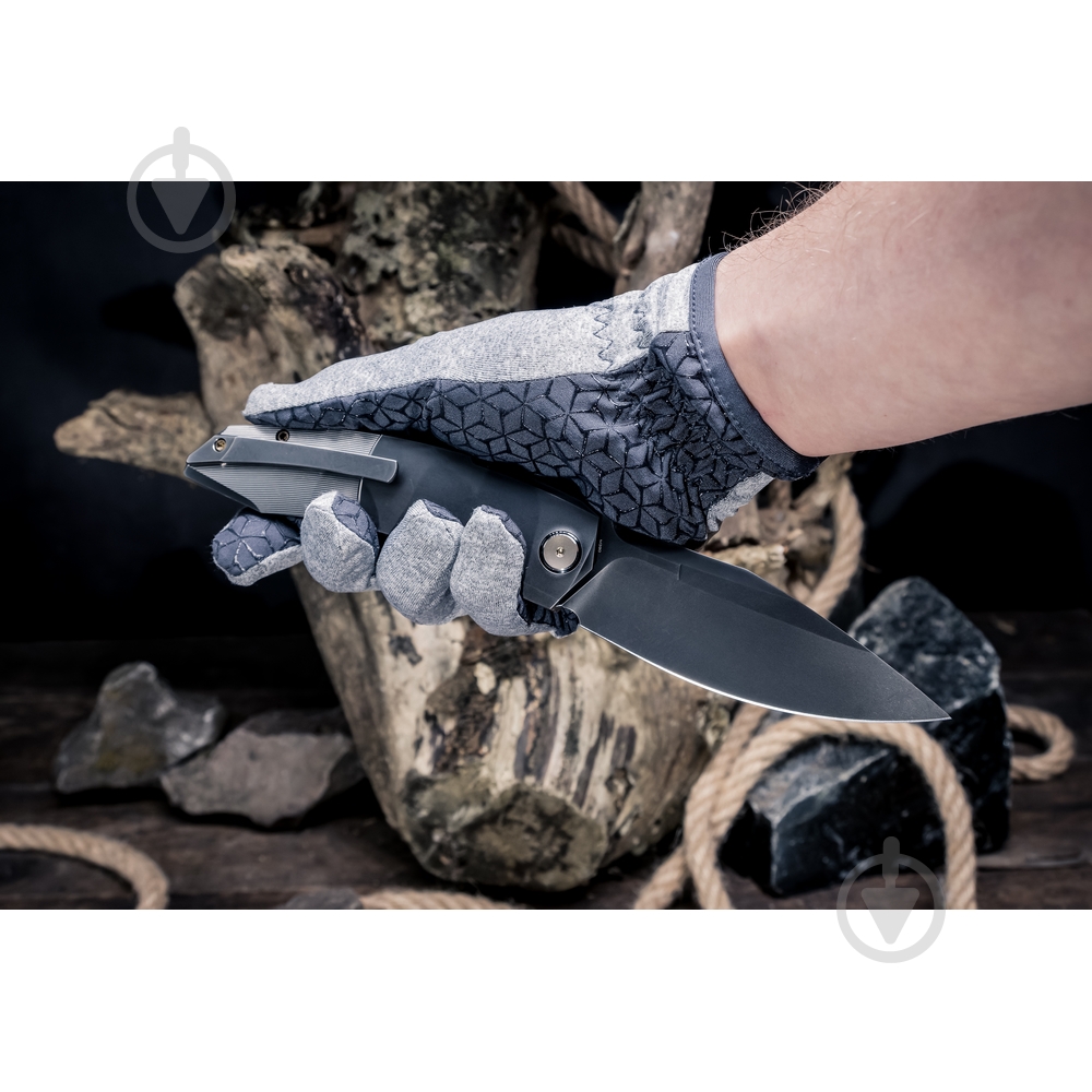 Ніж складаний Weknife Sine Wave, темно-сірий WE23069B-3 - фото 10