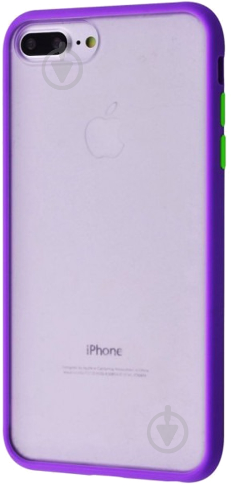 Чехол-накладка Shadow Matte Case (PC+TPU) purple для Apple iPhone 7 Plus/8 Plus - фото 1