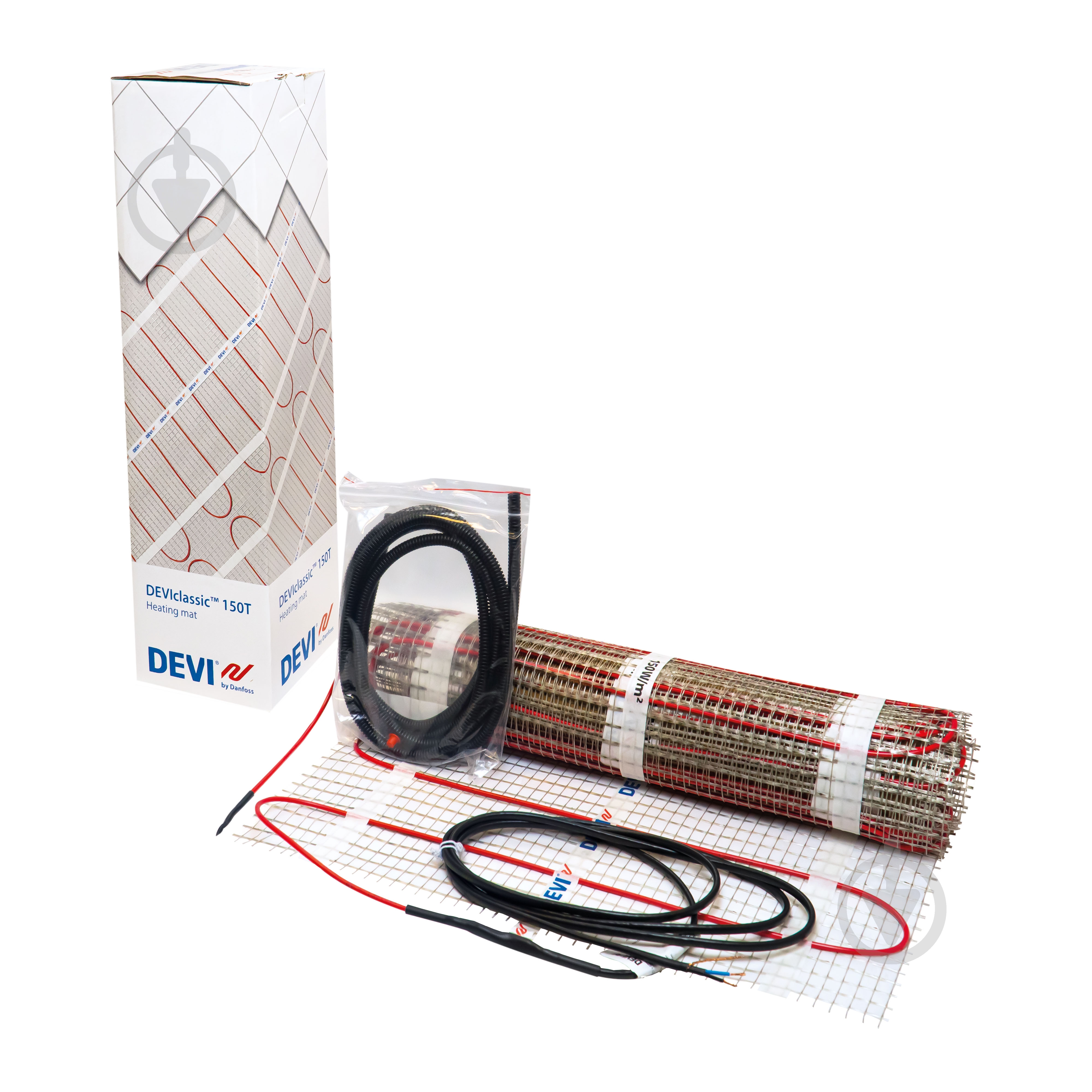 Нагревательный мат DEVI 140F1504 DEVIclassic™ 150T 343 Вт 0,5x5 м 2,5 кв.м - фото 1 Нагревательный мат DEVI 140F1504 DEVIclassic™ 150T 343 Вт 0,5x5 м 2,5 кв.м - фото 1