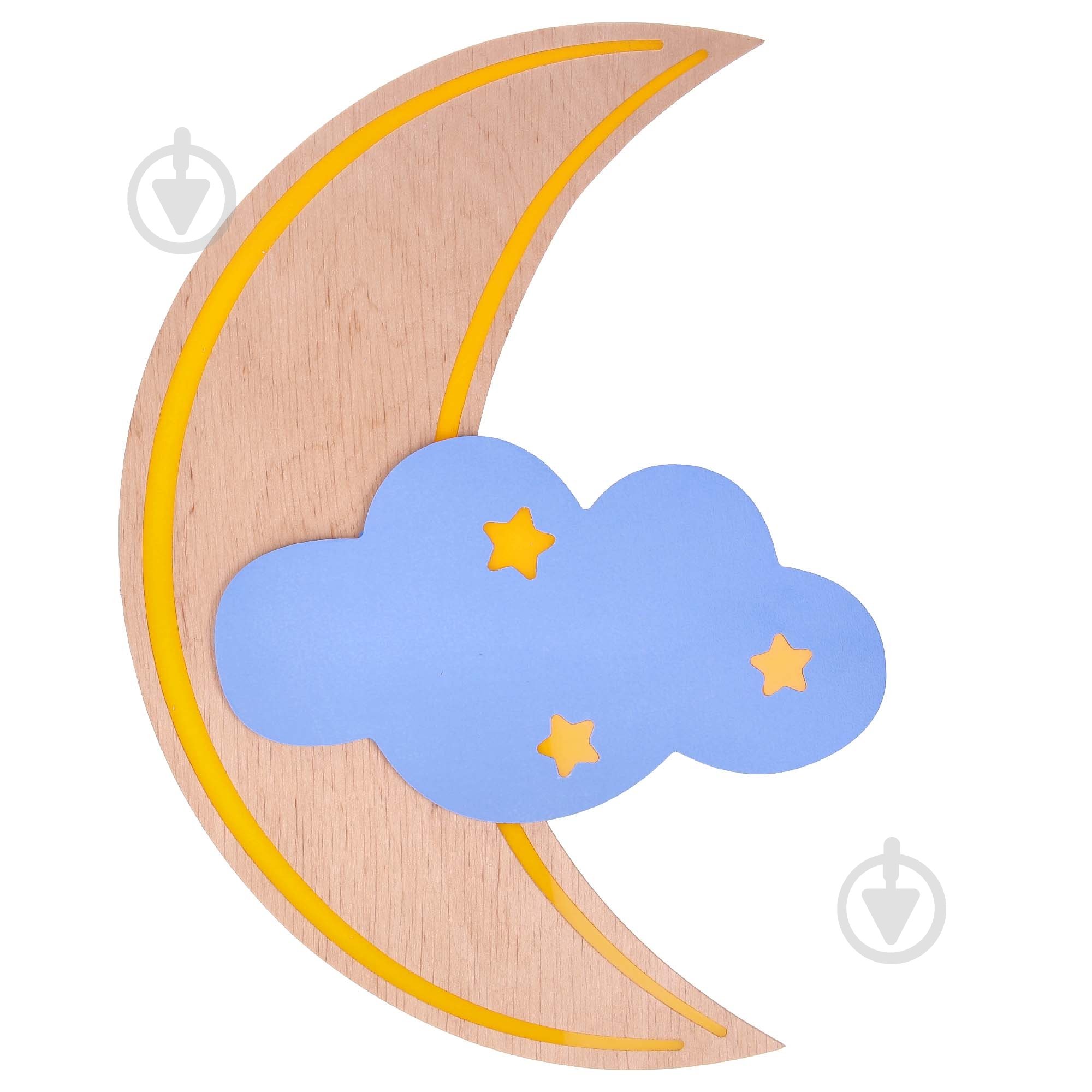 Светильник настенный The 11's Мунчик LED 2800-3200К с блоком питания 8,3 Вт голубой - фото 1