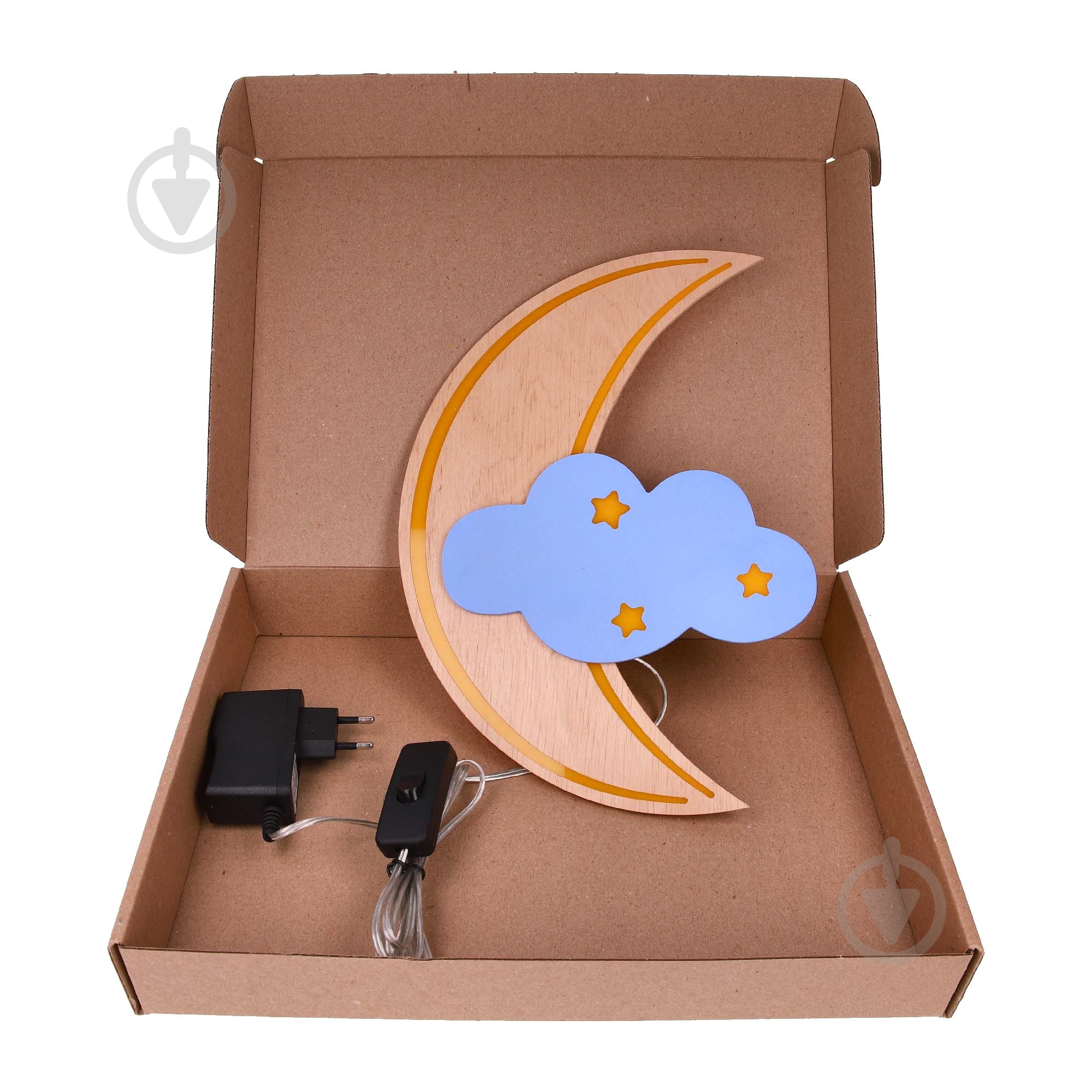 Светильник настенный The 11's Мунчик LED 2800-3200К с блоком питания 8,3 Вт голубой - фото 2