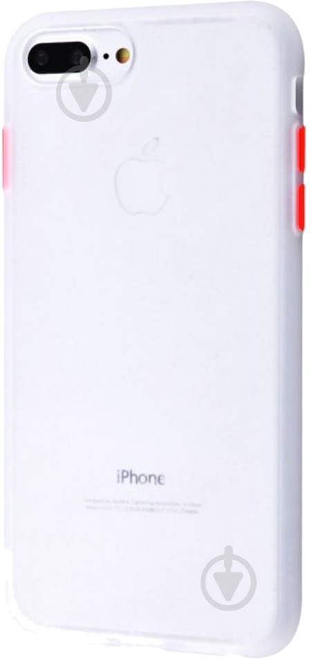 Чехол-накладка Shadow Matte Case (PC+TPU) white для Apple iPhone 7 Plus/8 Plus - фото 1 Чехол-накладка Shadow Matte Case (PC+TPU) white для Apple iPhone 7 Plus/8 Plus - фото 1
