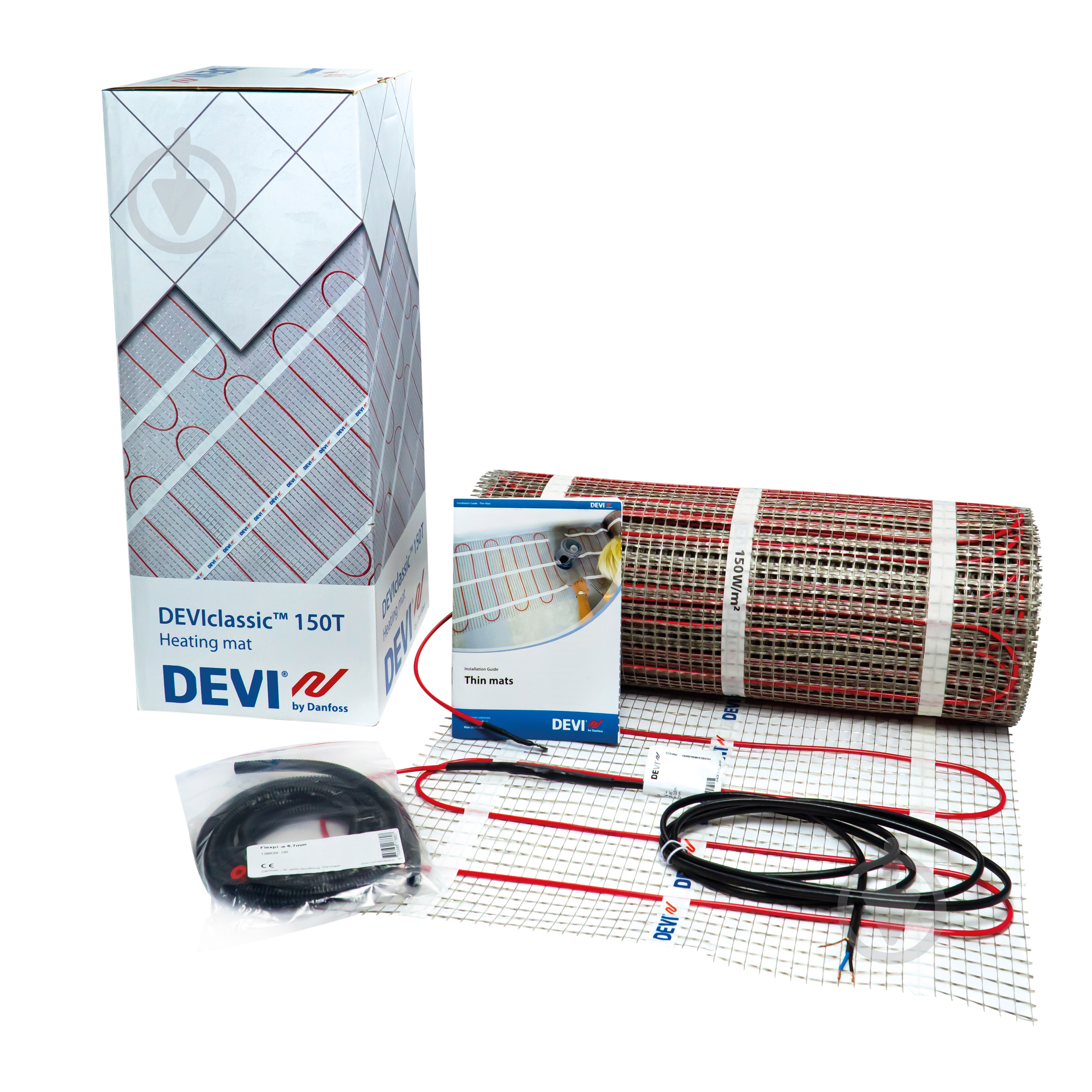 Нагрівальний мат DEVI 140F1506 DEVIclassic™ 150T 549 Вт 0,5x8 м 4 кв.м - фото 1 Нагрівальний мат DEVI 140F1506 DEVIclassic™ 150T 549 Вт 0,5x8 м 4 кв.м - фото 1