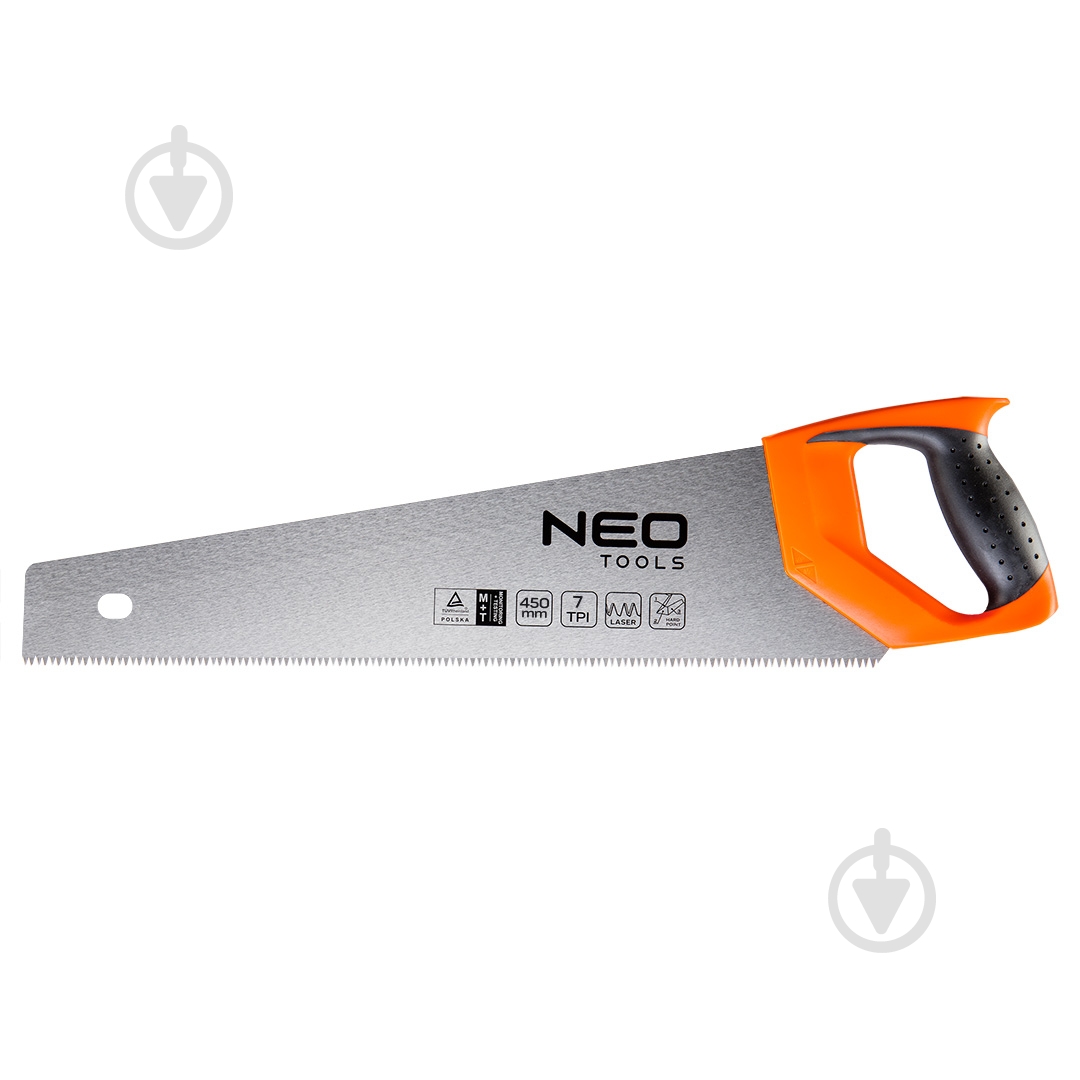 Пила по дереву 450 мм NEO tools 41-036 7TPI - фото 1