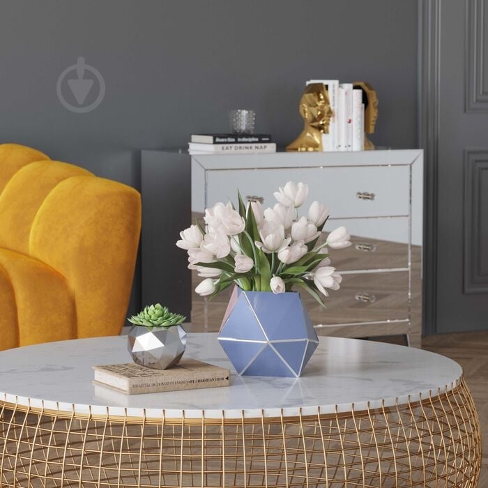 Ваза KARE Design Art Pastel 14 см синяя 53232 - фото 7 Ваза KARE Design Art Pastel 14 см синяя 53232 - фото 7