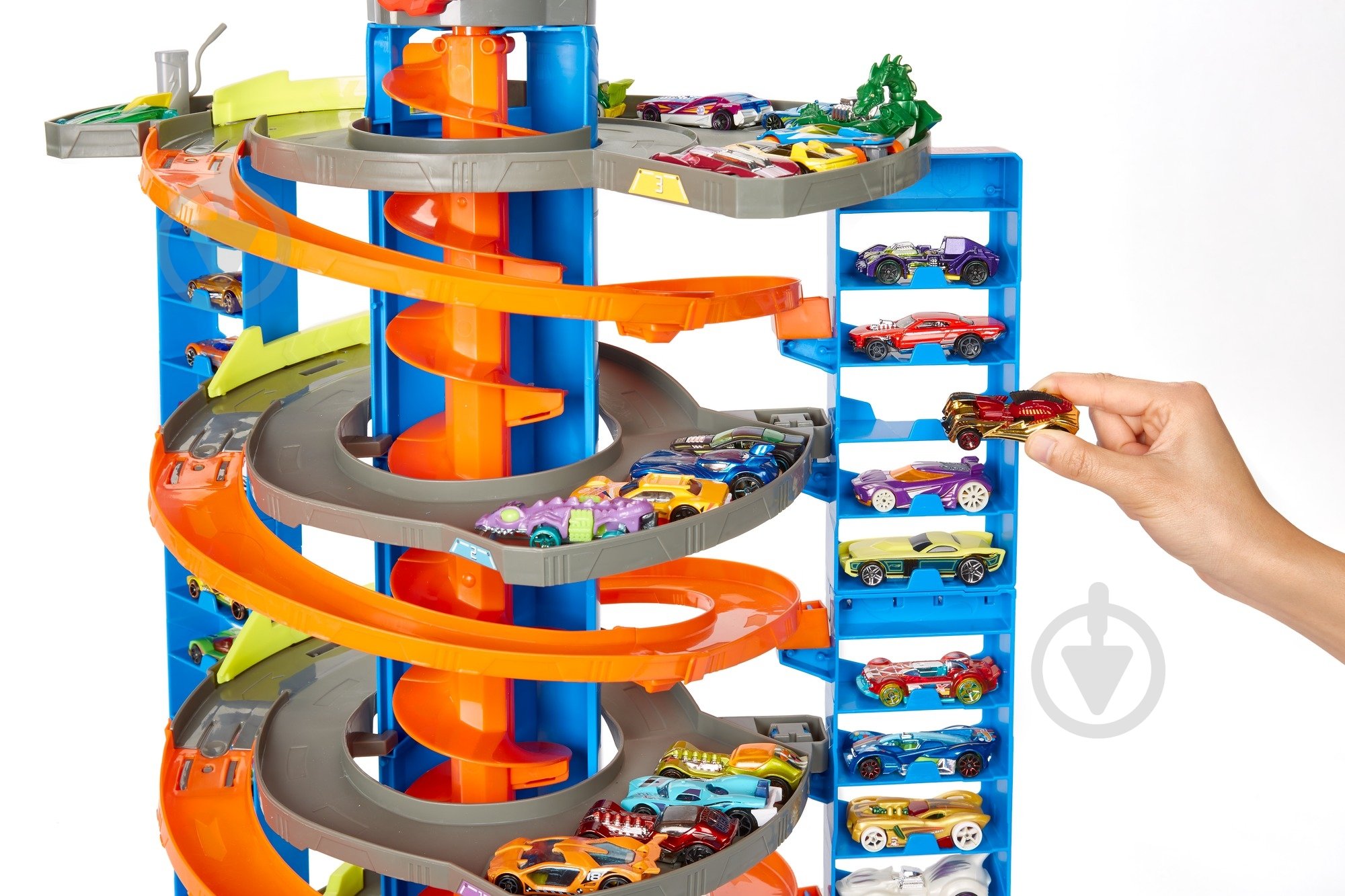Гараж Hot Wheels Мегагараж для машинок Hot Wheels GTT95 - фото 5