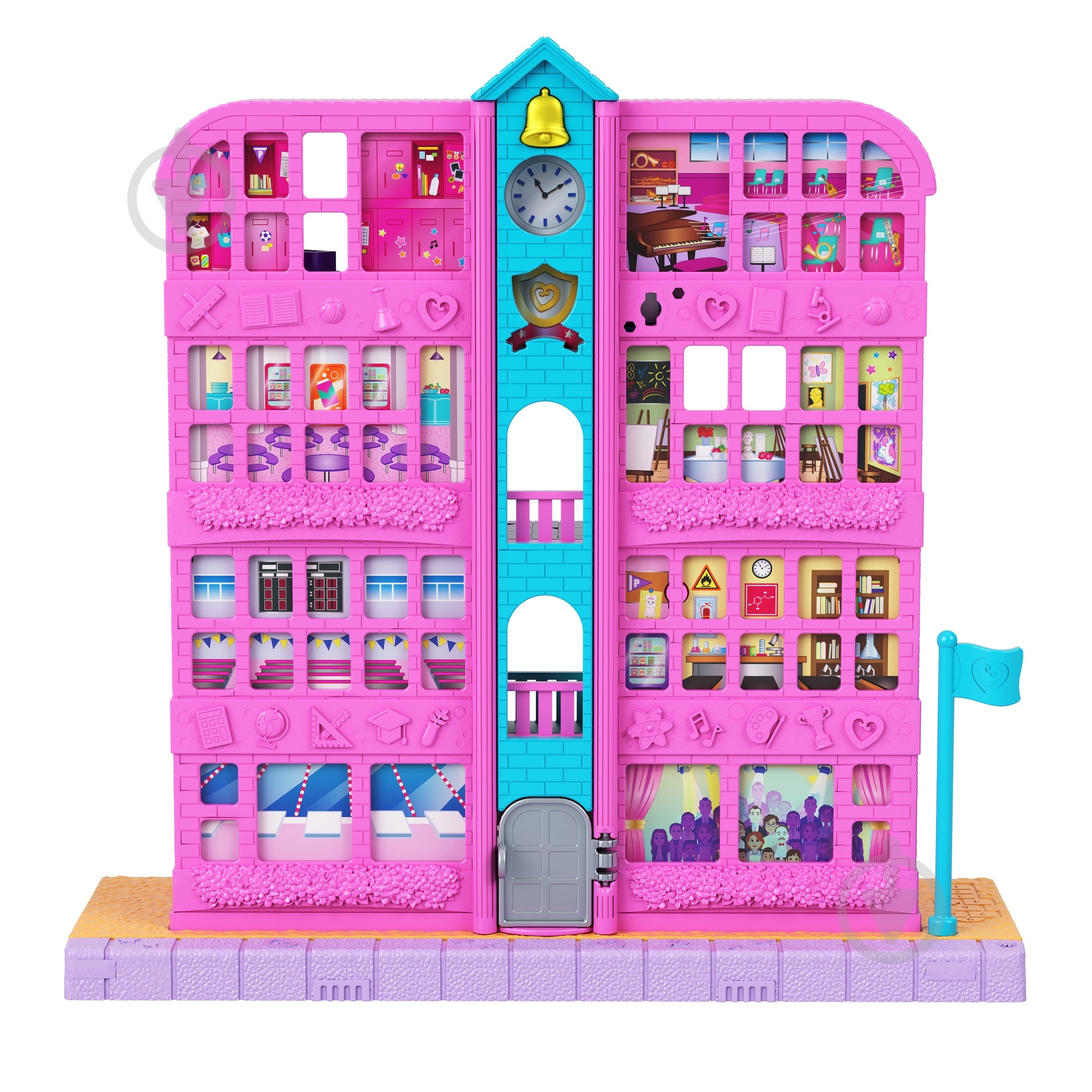 Игровой набор Polly Pocket Школа Полливиль GVY51 - фото 1