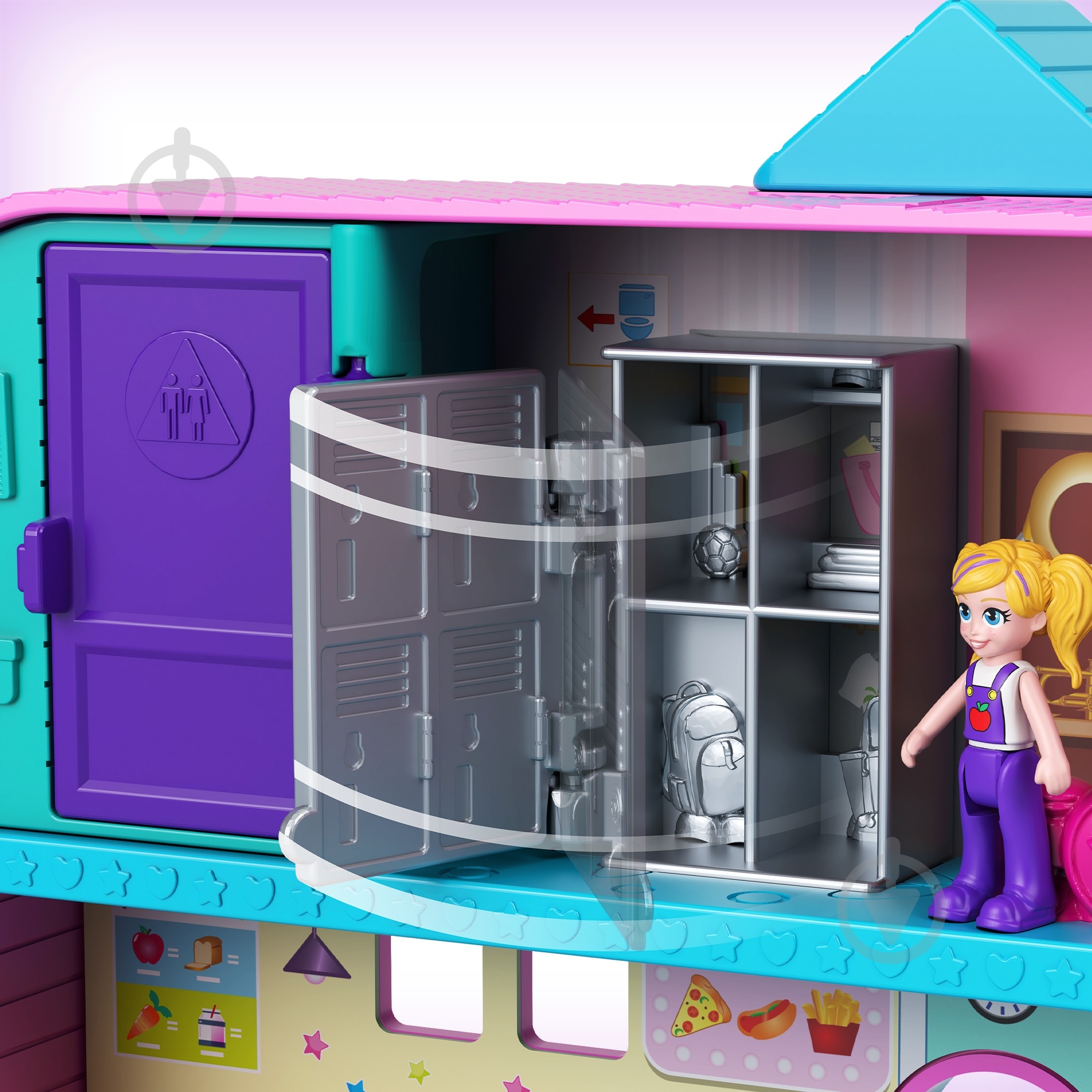 Игровой набор Polly Pocket Школа Полливиль GVY51 - фото 5