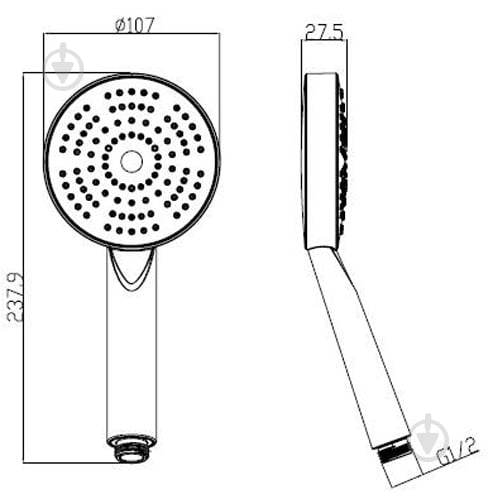 Лейка для душа Koller Pool SH512 - фото 2