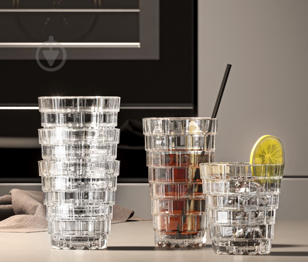 Набір склянок низьких RCR Stack 310 мл 6 шт. - фото 6 Набір склянок низьких RCR Stack 310 мл 6 шт. - фото 6