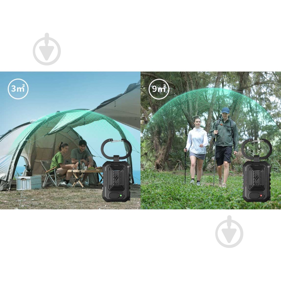 Фумігатор Flextail Портативний кемпінговий Light Repel, зелений - фото 6 Фумігатор Flextail Портативний кемпінговий Light Repel, зелений - фото 6