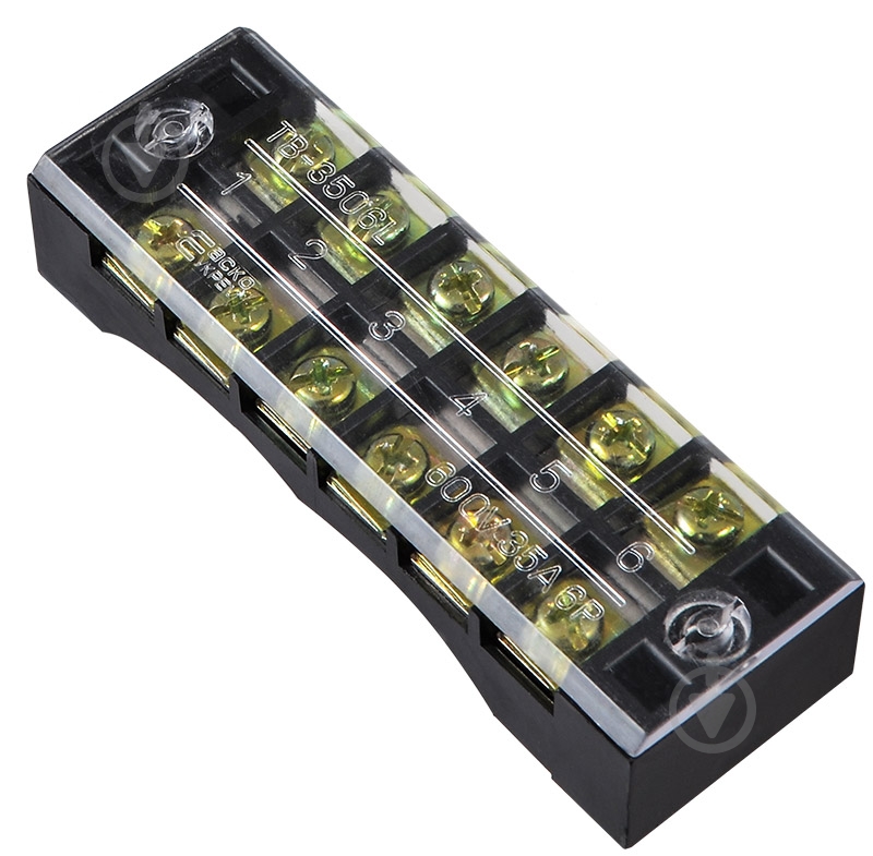 Колодка клеммная АСКОУКРЕМ TB3506 черный A0130050015 - фото 2