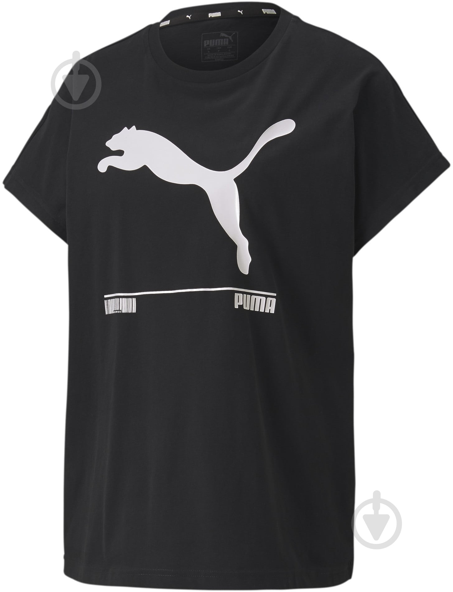 Футболка Puma Nu-tility Tee 58137101 р.S черный - фото 2