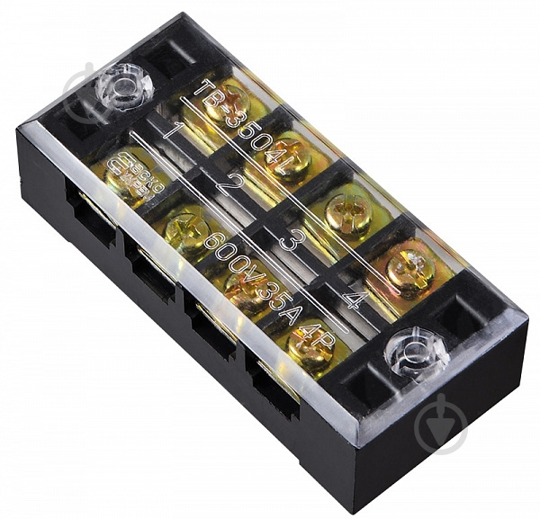 Колодка клеммная АСКОУКРЕМ TB3504 черный A0130050014 - фото 1