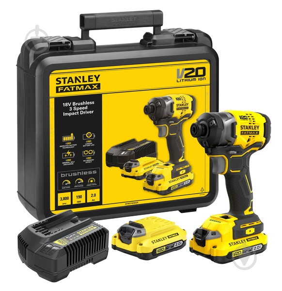 Гайковерт акумуляторний Stanley FatMax 190 Нм SFMCF820D2K - фото 4