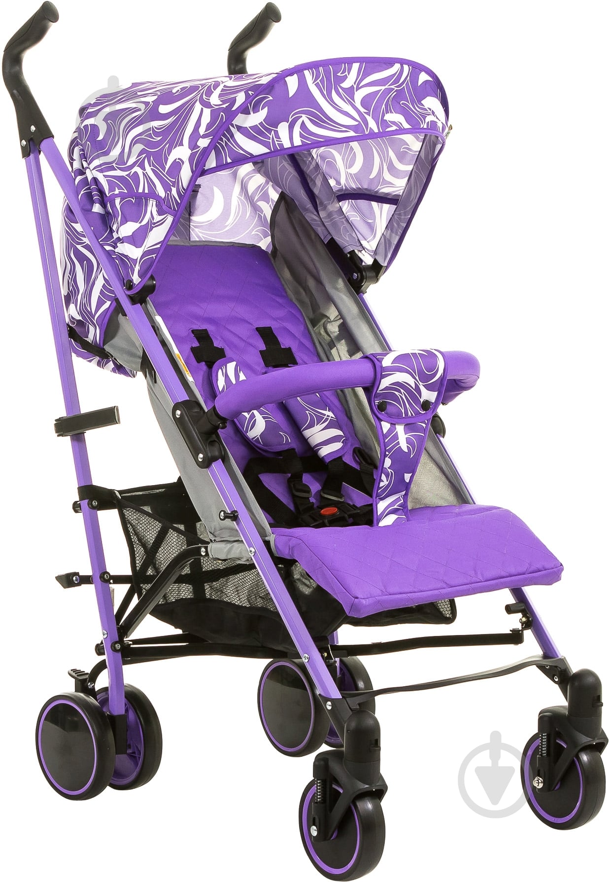 Коляска-тростина Babyhit Handy white-violet 22741 - фото 1