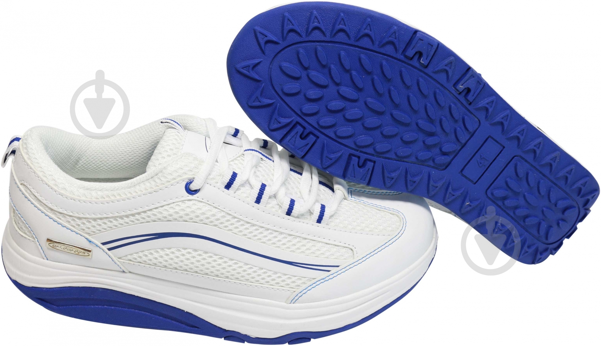 Кроссовки Walkmaxx 102443801 р.39 белый с синим - фото 2