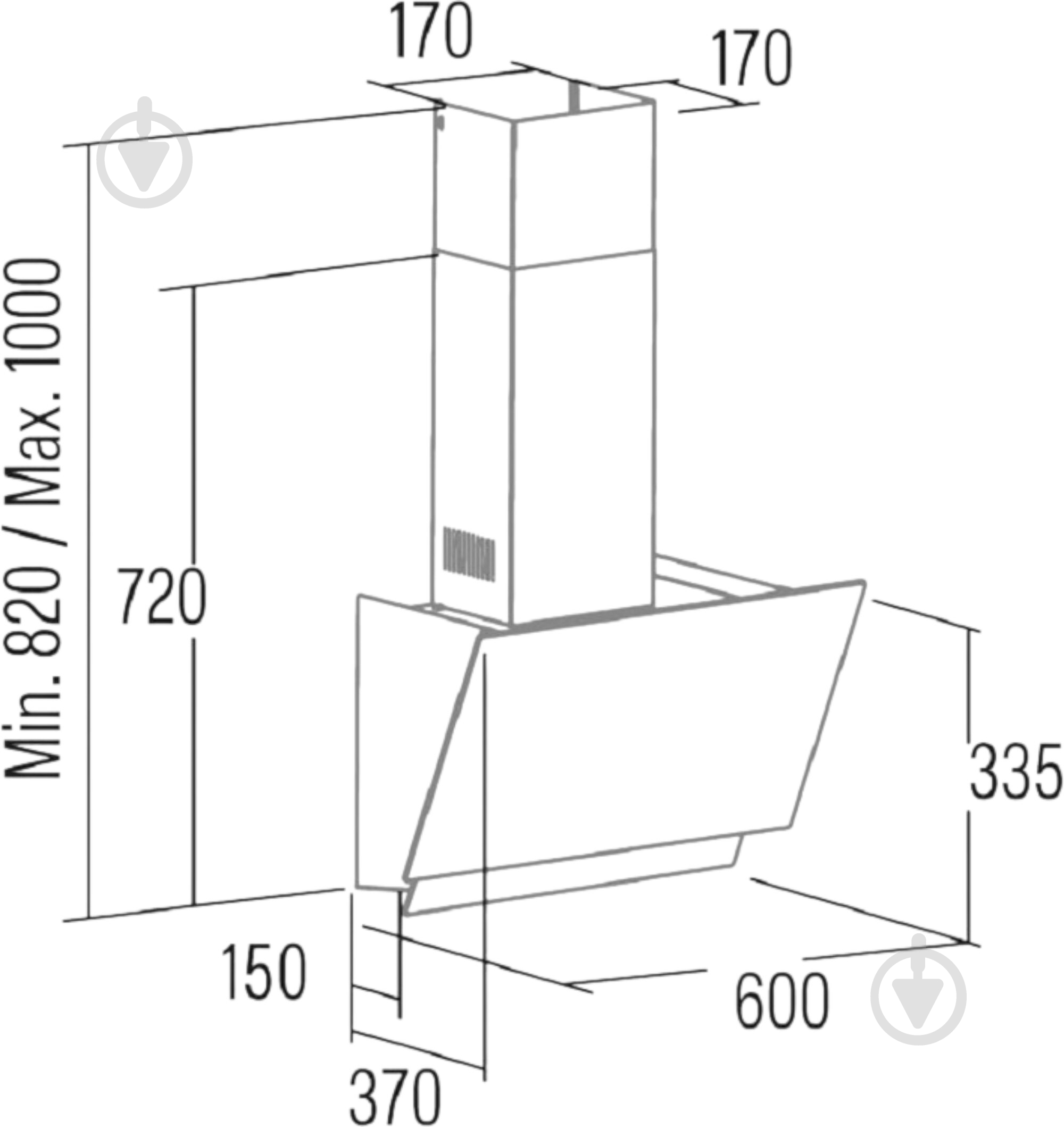 Вытяжка Cata 2027700 - фото 2