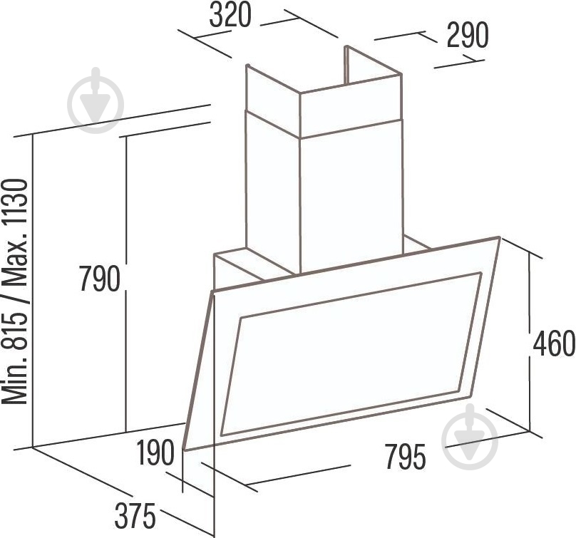 Вытяжка Cata 2138407 - фото 2