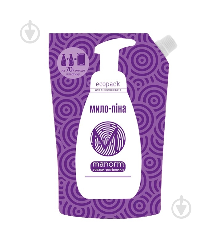 Мило-пінка МАНОРМ Софт 600 мл 1 шт./уп. - фото 1