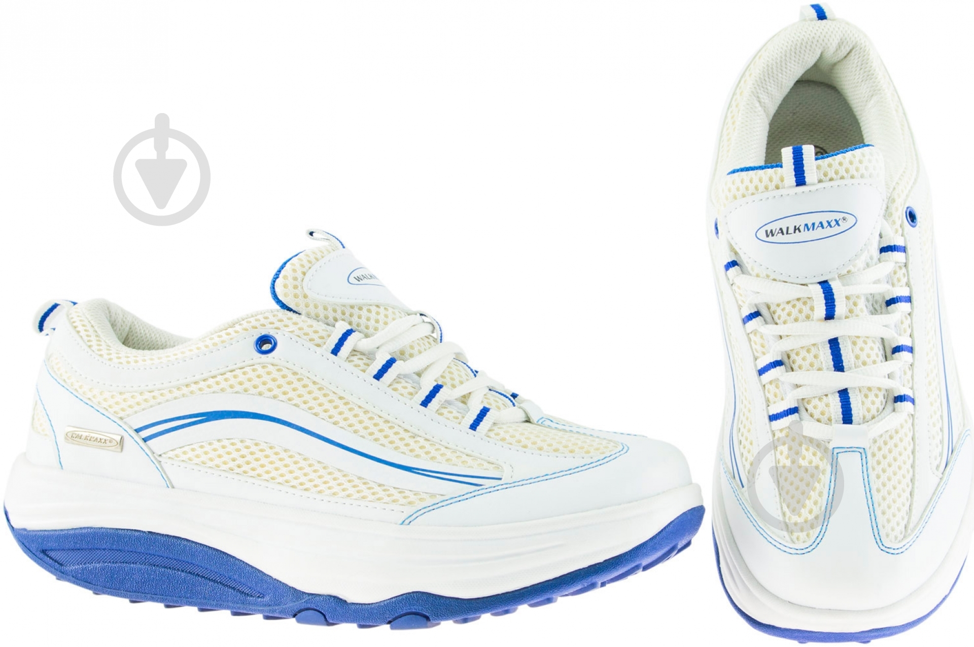 Кроссовки Walkmaxx 102443804 р.42 белый с синим - фото 4