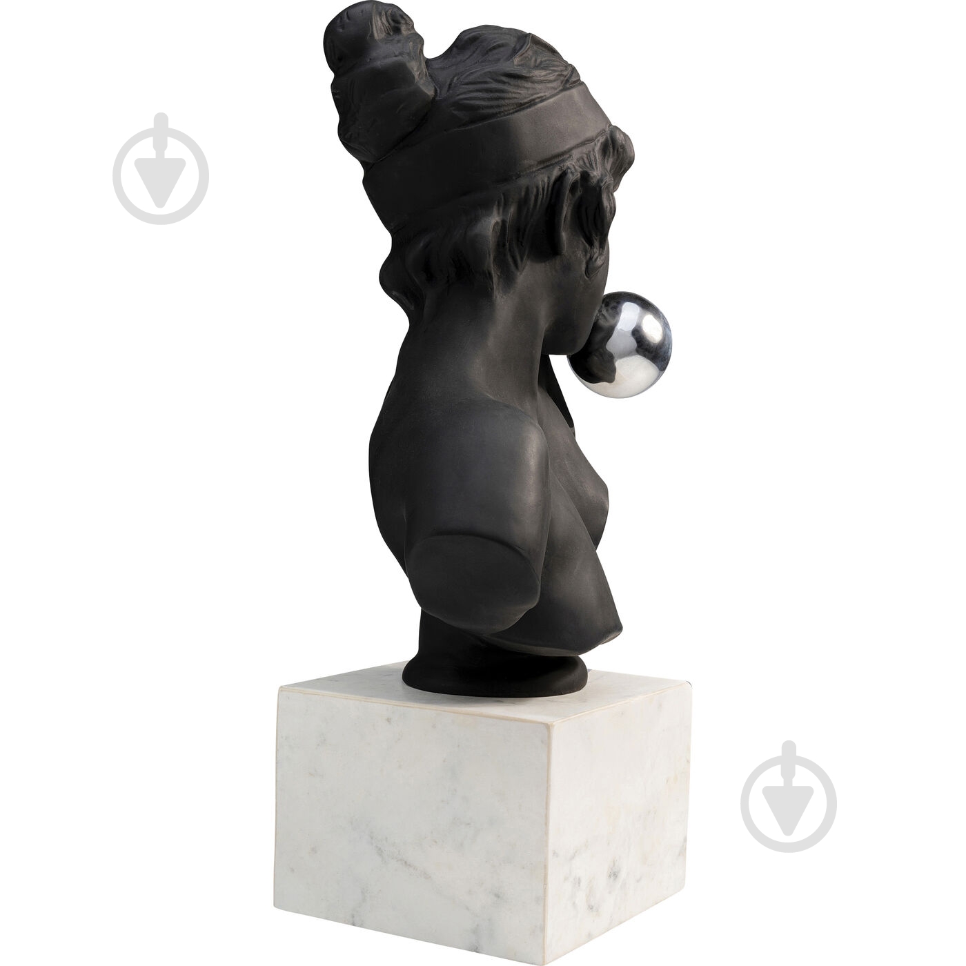 Статуэтка декоративная KARE Design бюст Kissing Girl 58х24х28 см белый с черным - фото 4 Статуэтка декоративная KARE Design бюст Kissing Girl 58х24х28 см белый с черным - фото 4