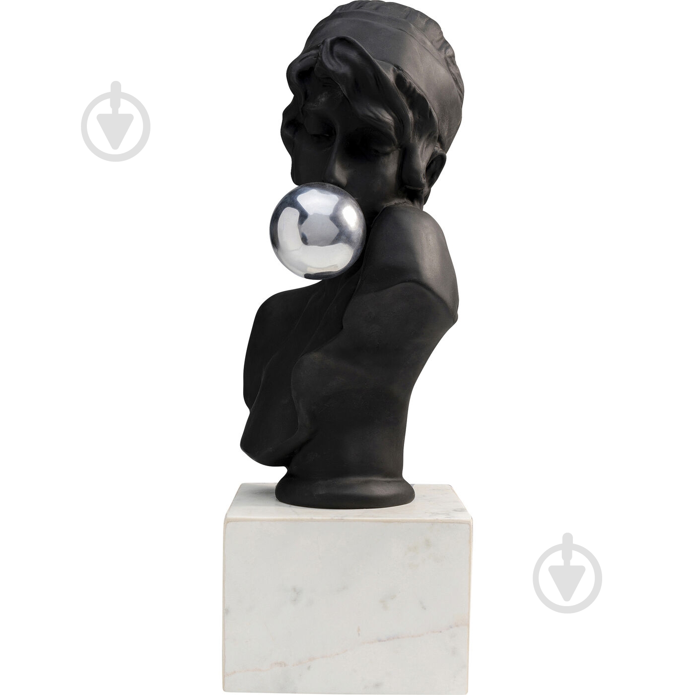 Статуэтка декоративная KARE Design бюст Kissing Girl 58х24х28 см белый с черным - фото 3 Статуэтка декоративная KARE Design бюст Kissing Girl 58х24х28 см белый с черным - фото 3