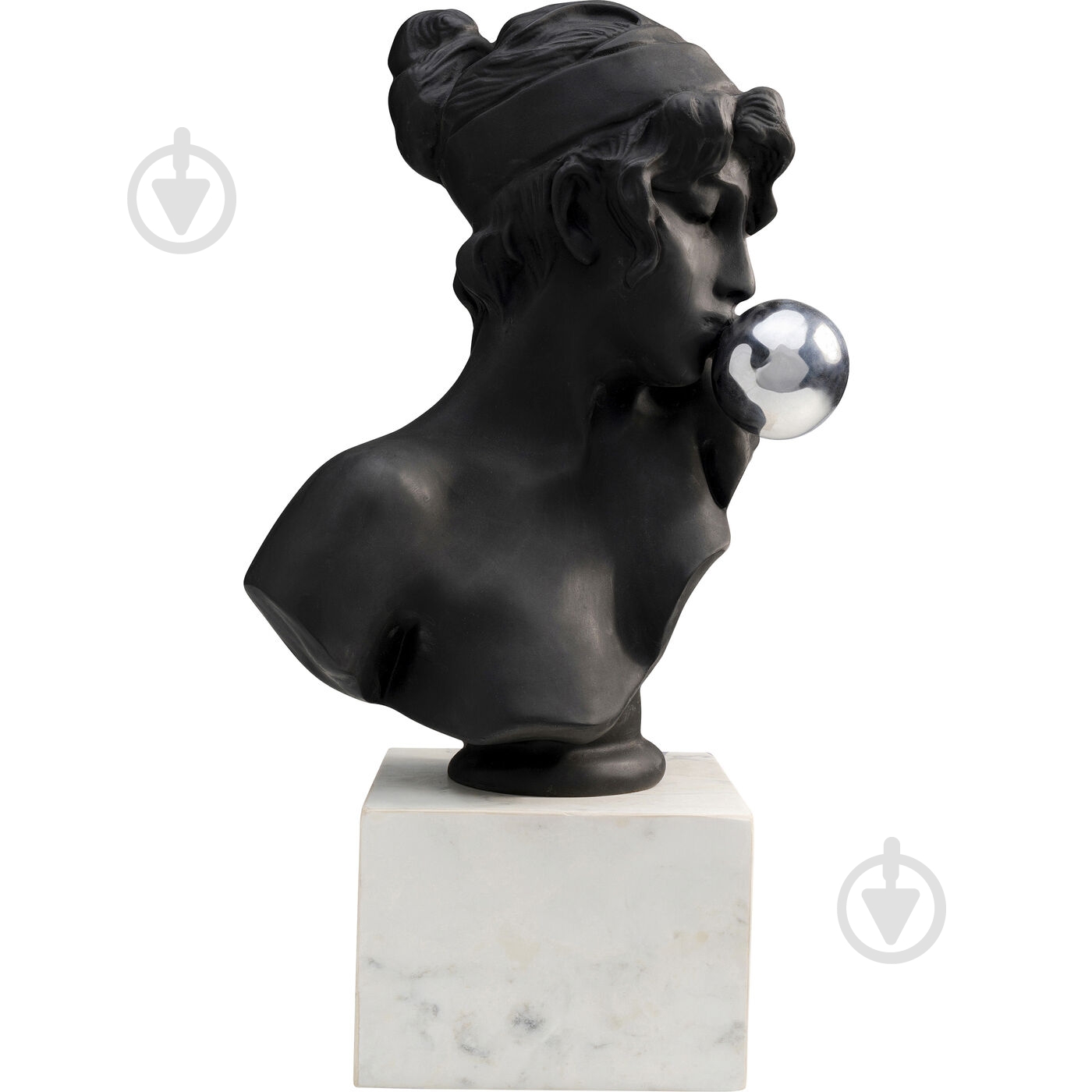 Статуэтка декоративная KARE Design бюст Kissing Girl 58х24х28 см белый с черным - фото 1 Статуэтка декоративная KARE Design бюст Kissing Girl 58х24х28 см белый с черным - фото 1