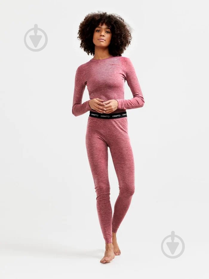 Комплект термобілизни Craft CORE Wool Merino Set W 1909710-414200 р.L рожевий - фото 8 Комплект термобілизни Craft CORE Wool Merino Set W 1909710-414200 р.L рожевий - фото 8