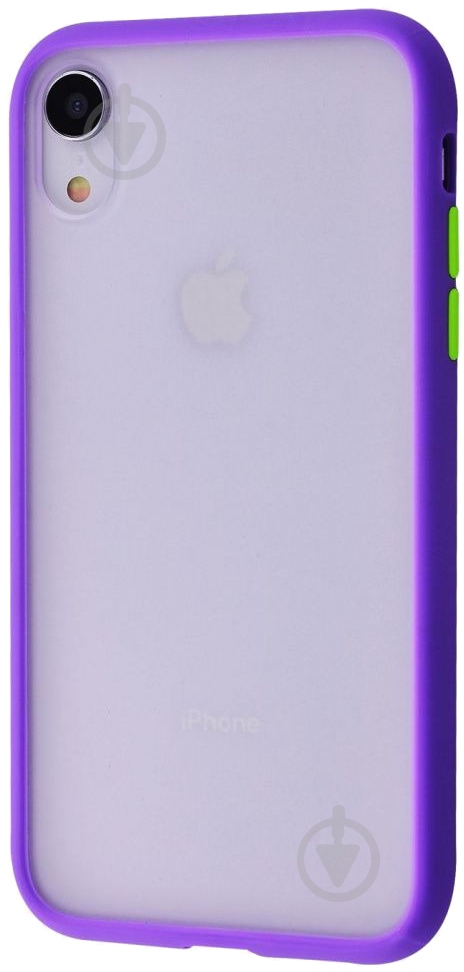 Чехол-накладка Shadow Matte Case (PC+TPU) purple для Apple iPhone XR - фото 1