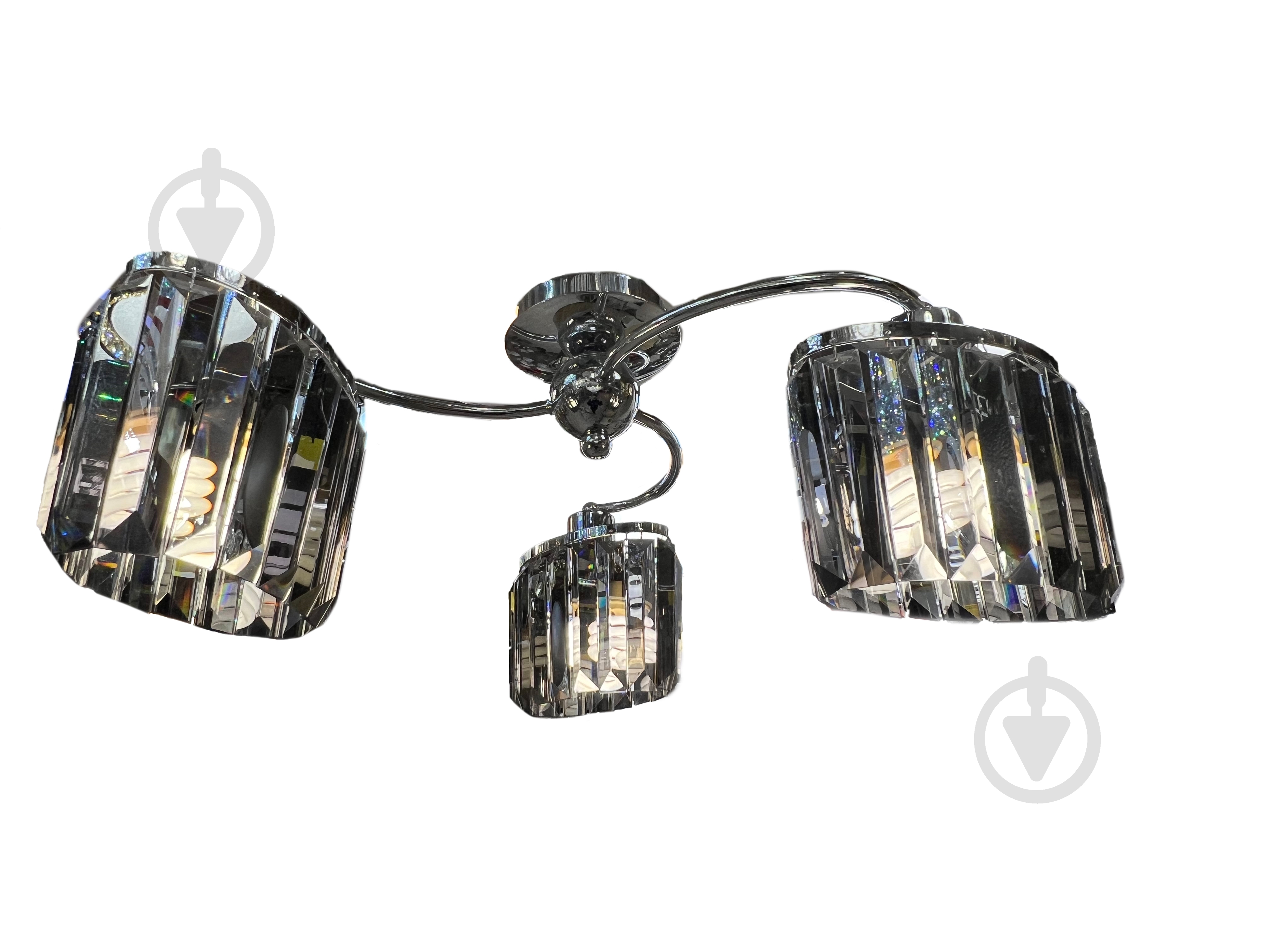 Люстра потолочная EVT Lighting 3xE27 кристальный Люстра Fi-195071/3C - фото 1