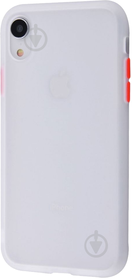 Чехол-накладка Shadow Matte Case (PC+TPU) white для Apple iPhone XR - фото 1