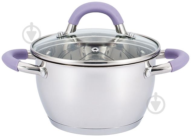 Кастрюля с крышкой Pepper Purple Iris 2,3 л - фото 1