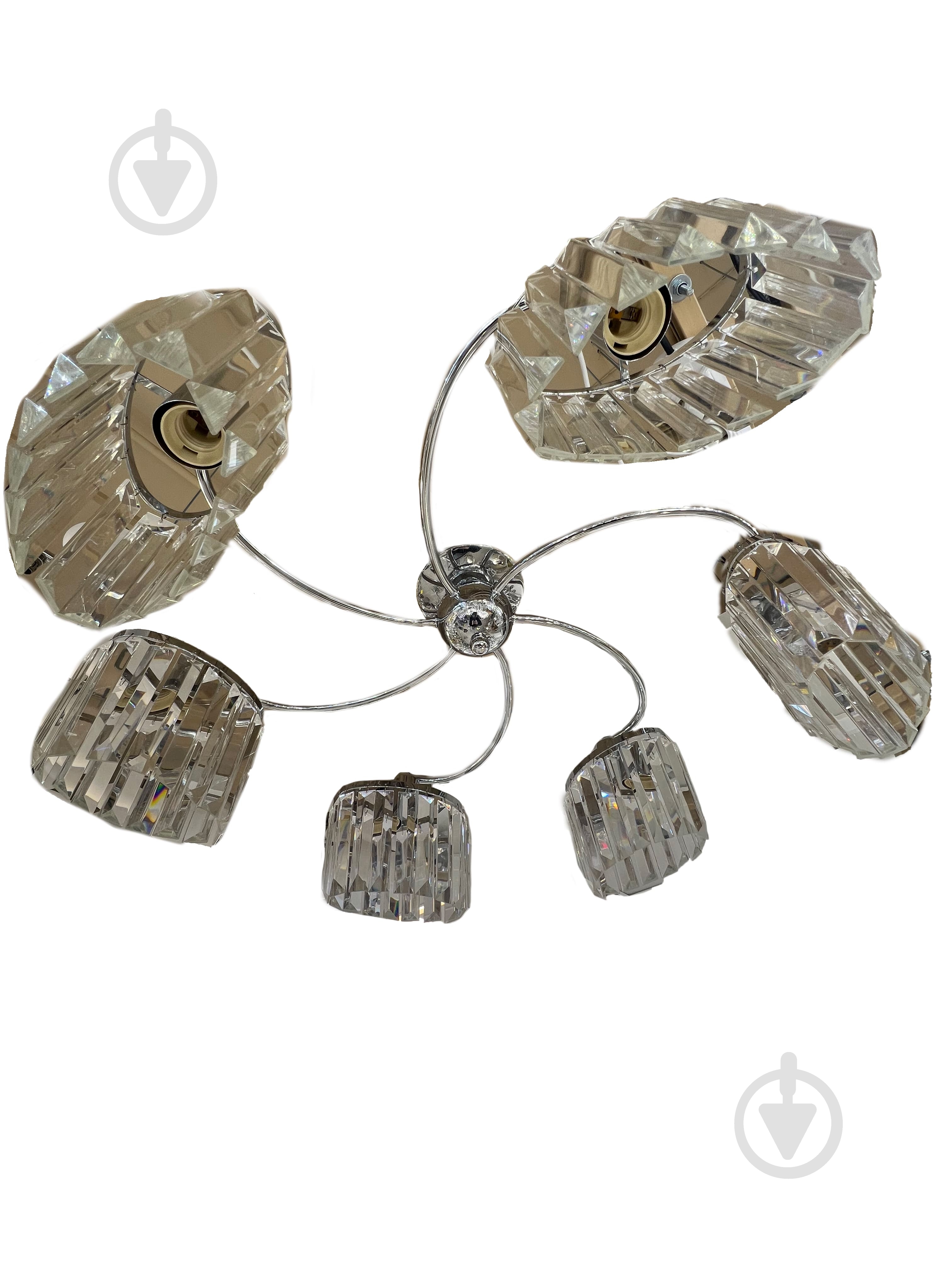 Люстра потолочная EVT Lighting 6xE27 кристальный Люстра Fi-195071/6C - фото 1