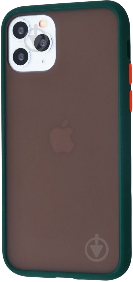 Чехол-накладка Shadow Matte Case (PC+TPU) forest green для Apple iPhone XS Max - фото 1