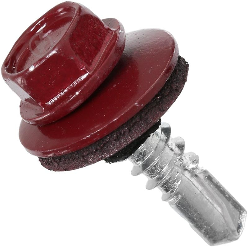 Саморіз покрівельний по металу 4,8x19 мм вага вишня RAL 3011 RAL 3011M Expert Fix - фото 1 Саморіз покрівельний по металу 4,8x19 мм вага вишня RAL 3011 RAL 3011M Expert Fix - фото 1