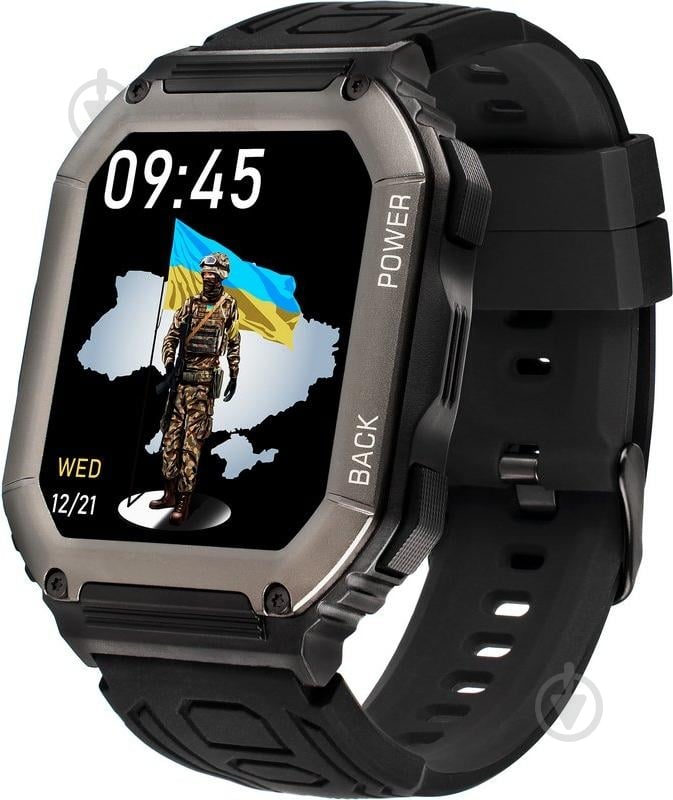 Смарт-часы Gelius Tactical Navy black (GP-SW007) - фото 4
