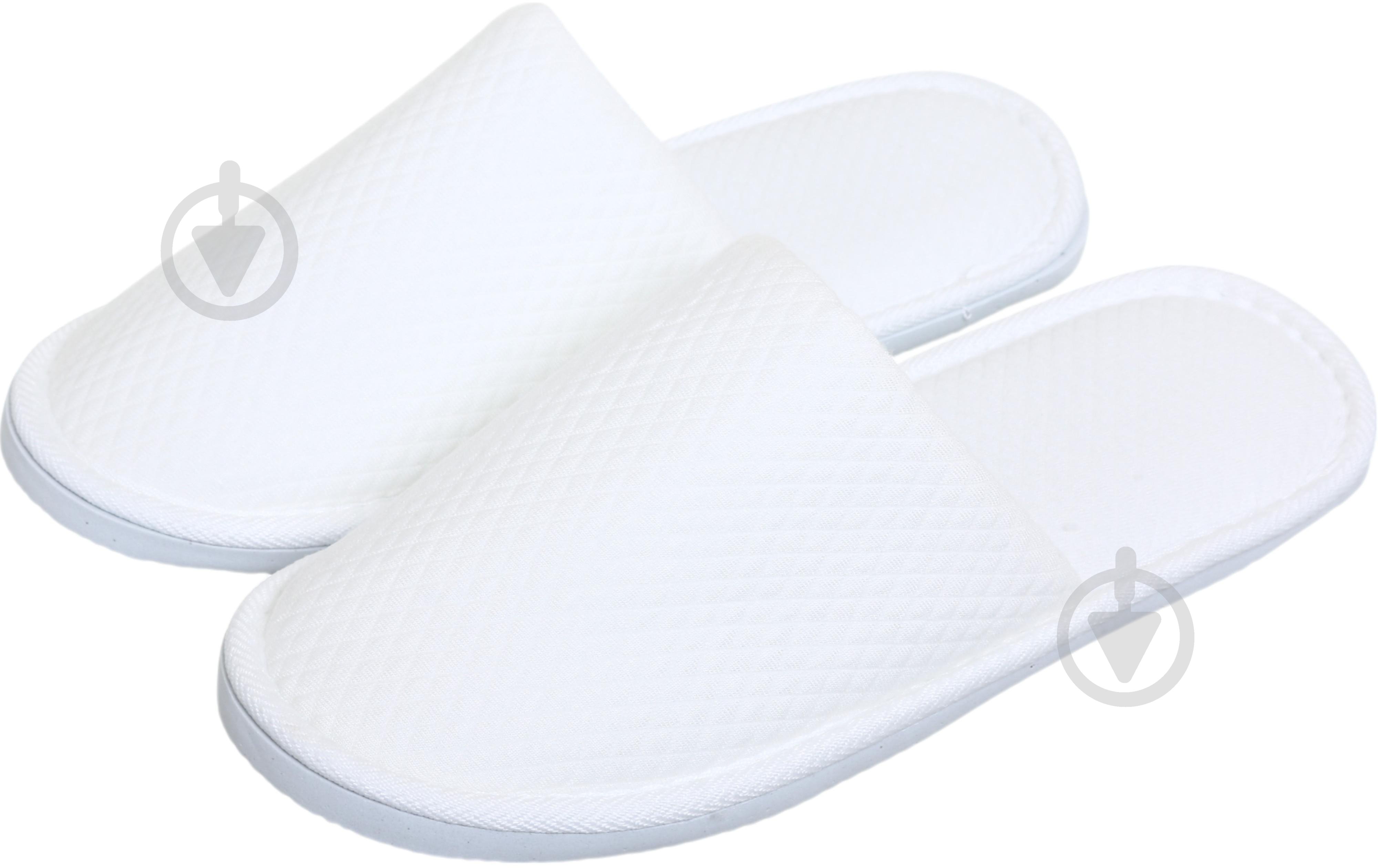 Тапочки гостиничные женские р.38/39 айвори - фото 1 Тапочки гостиничные женские р.38/39 айвори - фото 1