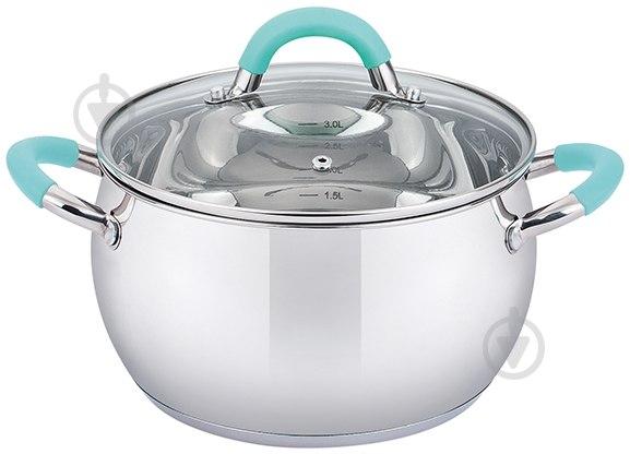 Кастрюля с крышкой Pepper Apple Mint 3 л - фото 1