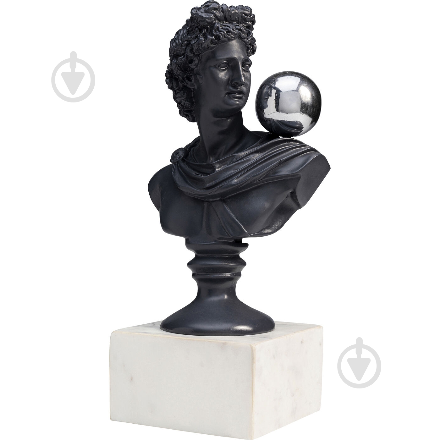 Статуэтка декоративная KARE Design Busto Man 36х14х18 см черный - фото 2 Статуэтка декоративная KARE Design Busto Man 36х14х18 см черный - фото 2