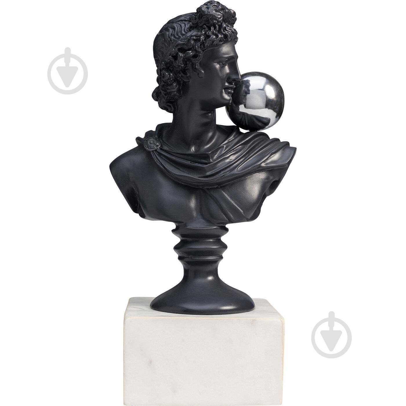 Статуэтка декоративная KARE Design Busto Man 36х14х18 см черный - фото 1 Статуэтка декоративная KARE Design Busto Man 36х14х18 см черный - фото 1