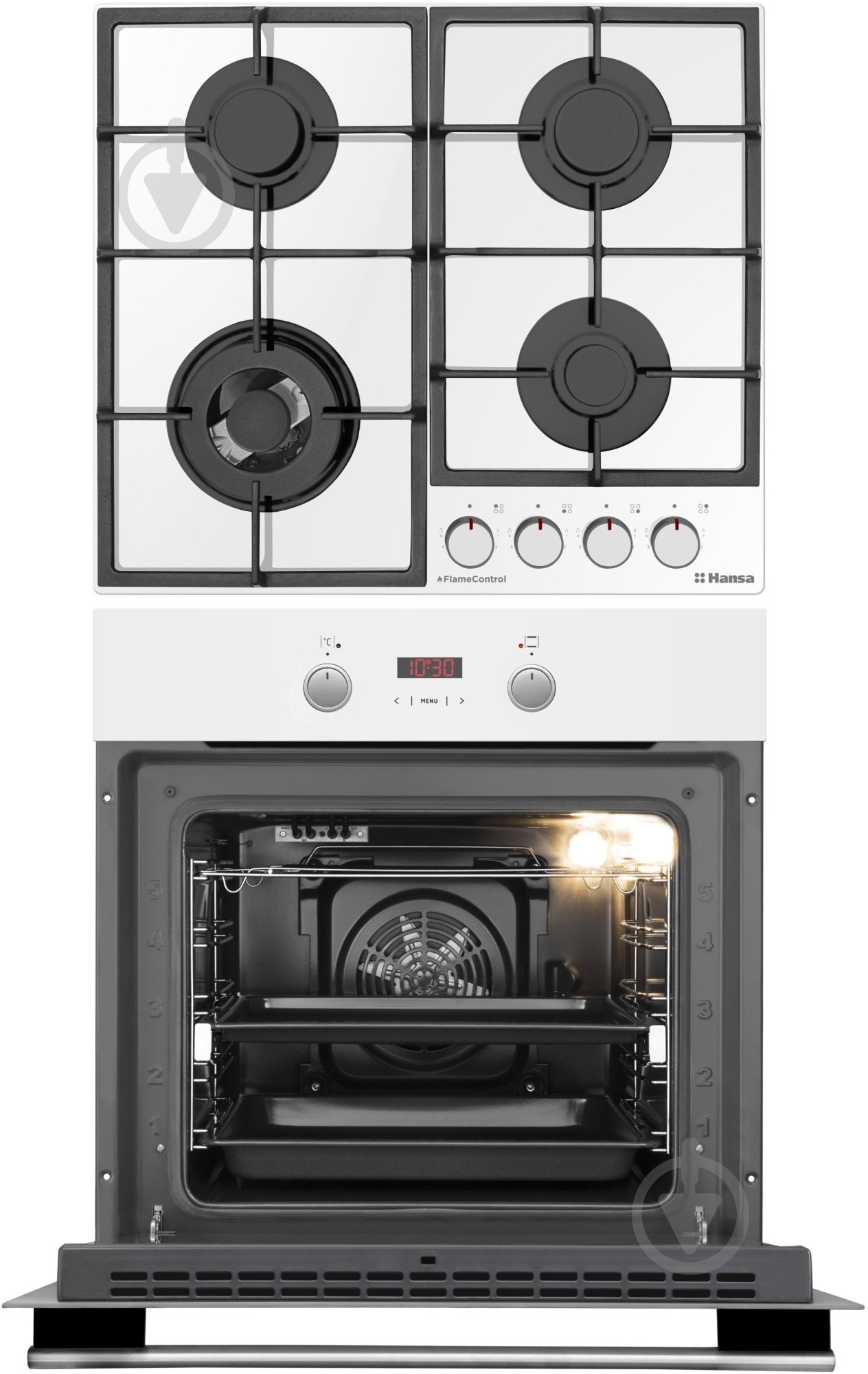 Комплект вбудовуваної техніки Hansa FCGW683299 - фото 3 Комплект вбудовуваної техніки Hansa FCGW683299 - фото 3
