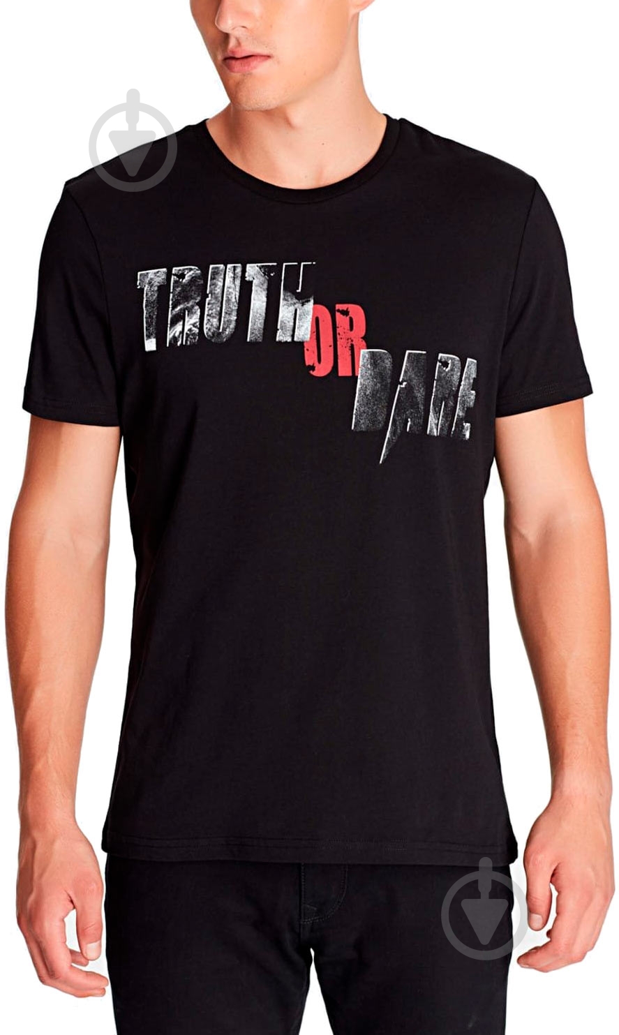 Футболка Mavi TRUTH PRINTED TEE 065740-900 р.L черный - фото 1