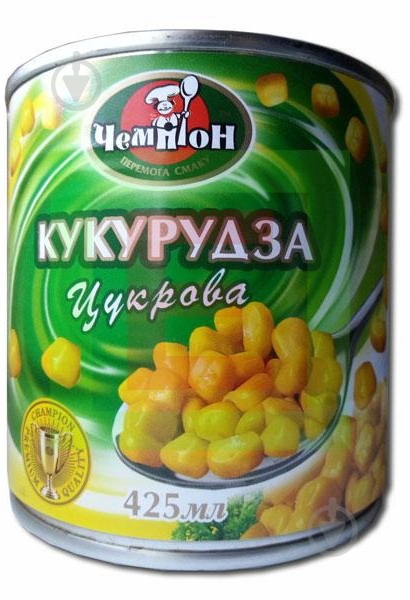 Кукуруза сахарная ТМ Чемпіон 425 мл - фото 1